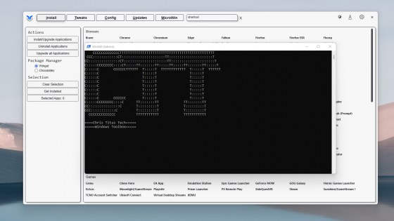 Kako uporabiti program WinUtil za optimizacijo Windowsa 11?