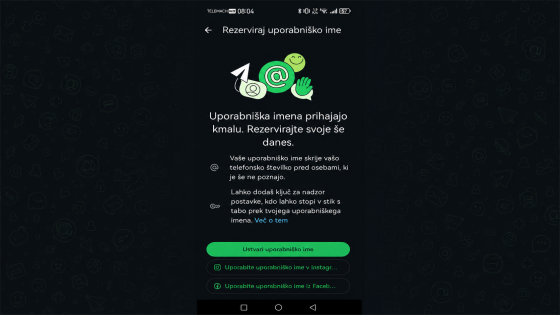 Hai già prenotato il tuo nome utente WhatsApp?